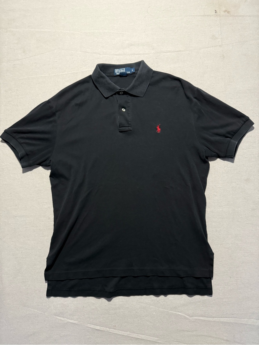 Polo Ralph Lauren Pony Shirt Vintage Polo Ralph Lauren Black and Red Polo Shirt